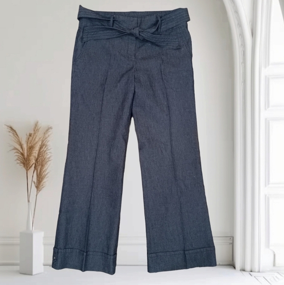 Dark Wash Wide-Leg Sailor Jeans by Kenar - Picture 5 of 9
